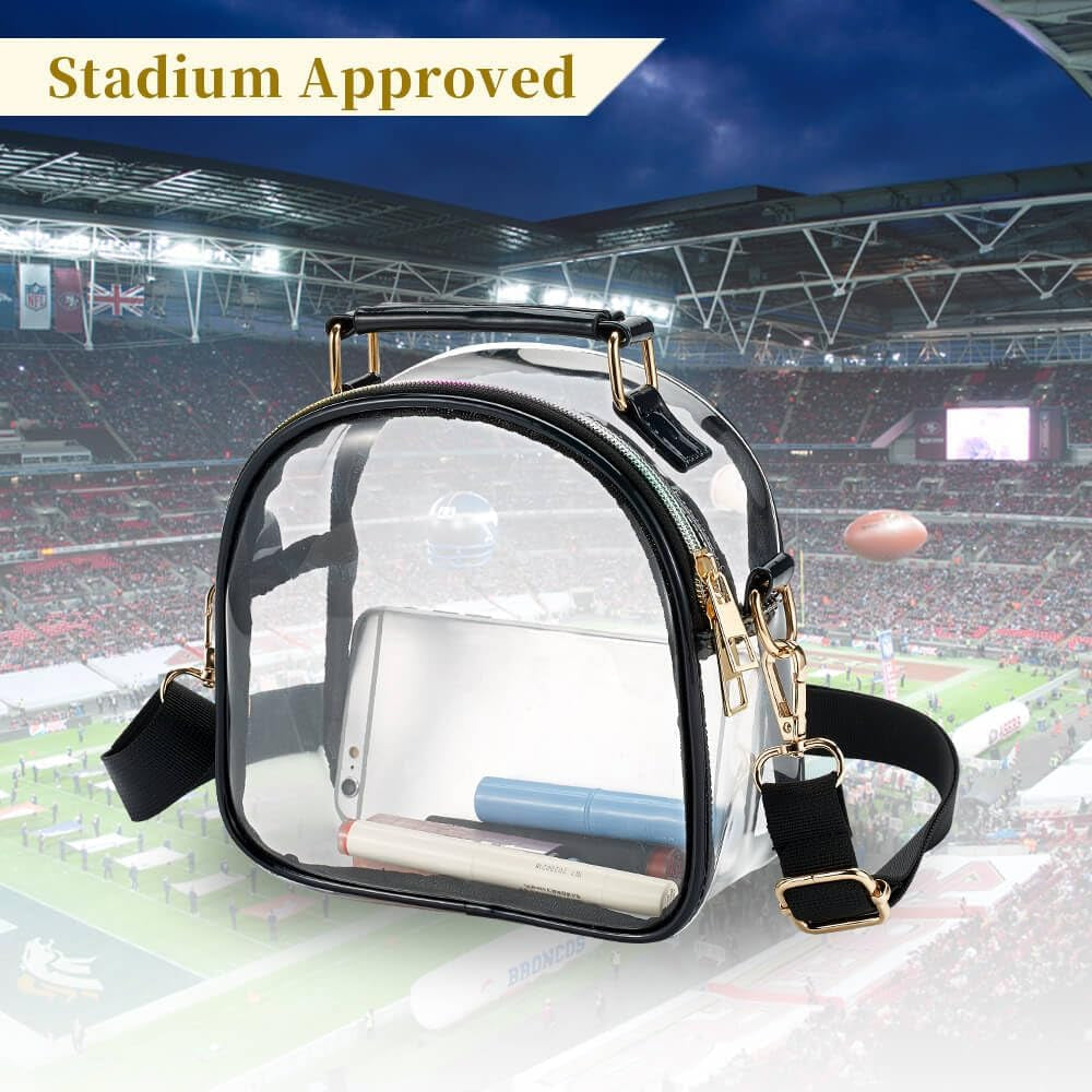 Clear Purse for Women, Clear Bag Stadium Approved, Transparent Purse Handbag